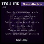 Membersihkan Kartu Tarot